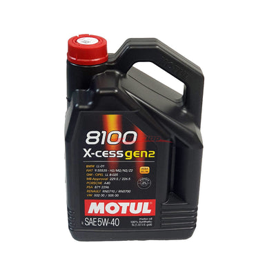 Motul 8100 X-cess Gen. 2 Engine Oil 5W-40 5 Litre