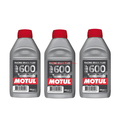 Motul RBF 600 Factory Line Brake Fluid (RBF600 Triple Pack)