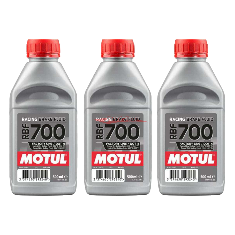 Motul RBF 700 Factory Line Brake Fluid (RBF700 Triple Pack)