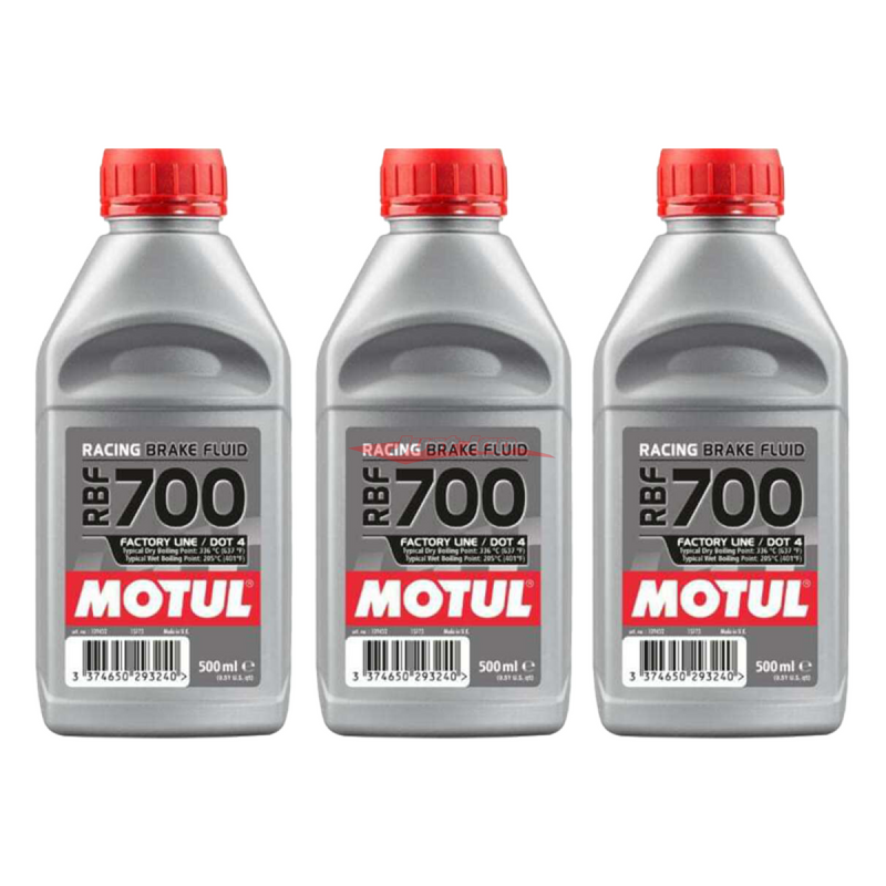 Motul RBF 700 Factory Line Brake Fluid (RBF700 Triple Pack)