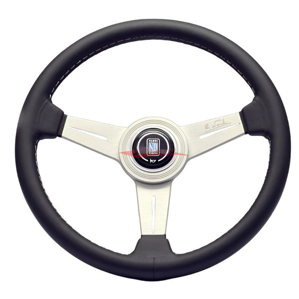 Nardi Classic Smooth Leather Steering Wheel (Silver Spoke