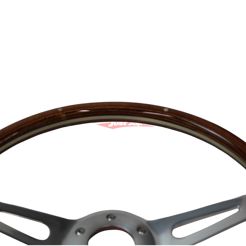 Nardi Sports Style Steering Wheel - 350MM (Wood Grain Timber)