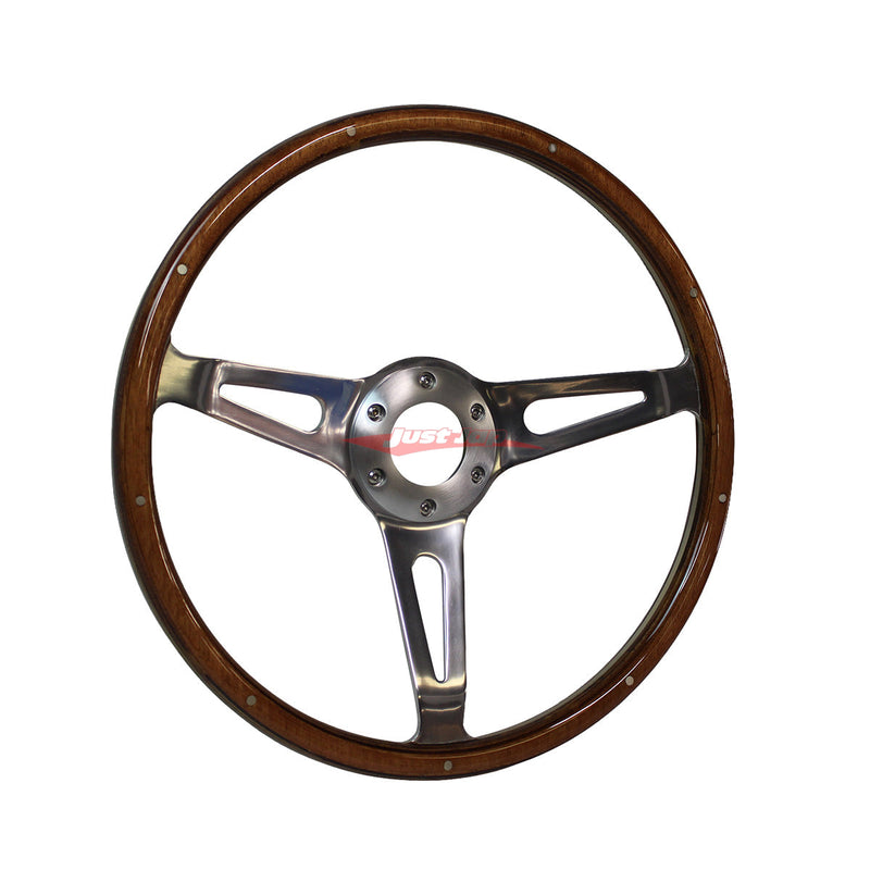 Nardi Sports Style Steering Wheel - 350MM (Wood Grain Timber)