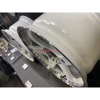 Nismo 40th Anniversary - Old Logo LMGT4 White (Cutting/Machined Lip) 18" x 9.5"J +12