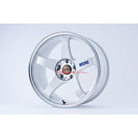 Nismo 40th Anniversary - Old Logo LMGT4 White (Cutting/Machined Lip) 18" x 9.5"J +12