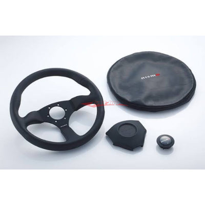 Nismo Competition Parts 350mm Leather Steering Wheel