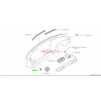 Nismo Heritage Dash Defroster Fin / Demister Vent Kit Fits Nissan R32 Skyline GTS/T & GTR