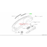 Nismo Heritage Dash Defroster Fin / Demister Vent Kit Fits Nissan R32 Skyline GTS/T & GTR