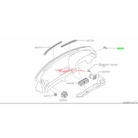 Nismo Heritage Dash Defroster Fin / Demister Vent Kit Fits Nissan R32 Skyline GTS/T & GTR