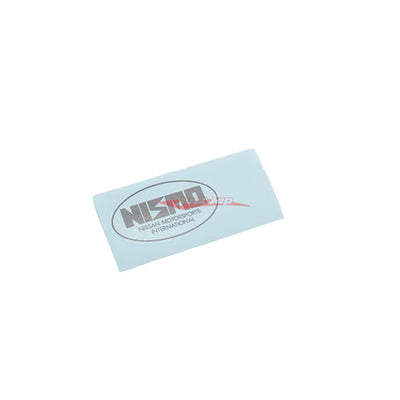 Nismo Heritage Rear Label Sticker Decal / Nissan Motorsports International fits Nissan Skyline R32 GTR