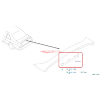 Nismo Heritage Rear Spoiler High Mount Brake Light Assembly (26590-24U00) Fits Nissan R33 Skyline GTR