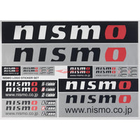Nismo Logo A4 Size Sticker Decal Kit Set