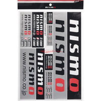 Nismo Logo A4 Size Sticker Decal Kit Set