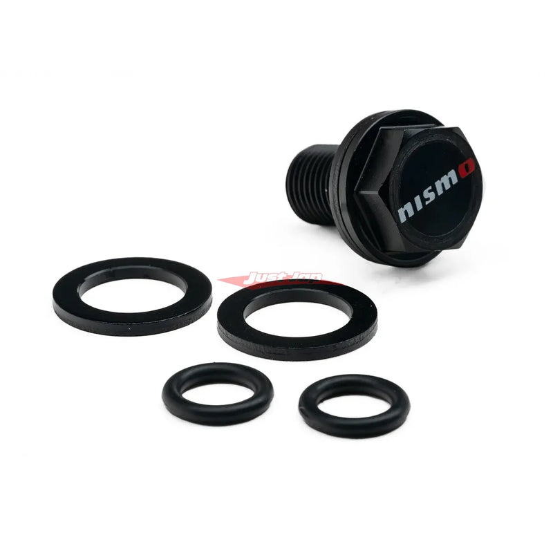 Nismo Magnetic Oil Drain Plug & Washer (Black) M12 x 1.25 Fits Nissan