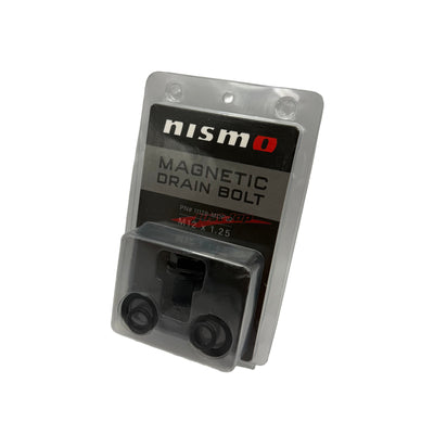 Nismo Magnetic Oil Drain Plug & Washer (Black) M12 x 1.25 Fits Nissan
