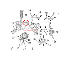 Nismo Rear Crossmember Subframe Reinforced Bush (Rear) Fits Nissan S13/S14/S15 Silvia & 180SX/200SX & R32/R33/R34 Skyline (2WD)