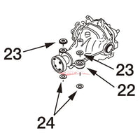 Nismo Rear Differential Reinforced Front Mounting Bush Set Fits Nissan S14/S15/R33/R34/C34/Z32 & R32 Skyline (4WD)