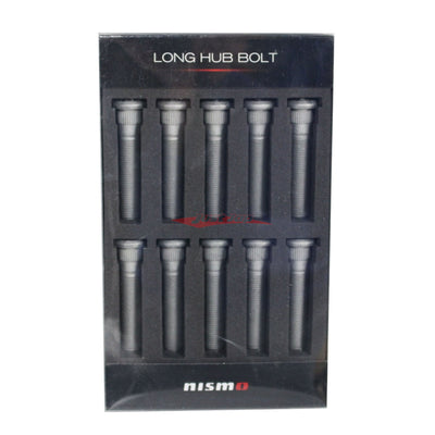 Nismo Rear Long Hub Wheel Stud Bolt Set (60mm) Fits Nissan C34 Stagea, R32/R33/R34 Skyline, Silvia S14/S15 & Z32 300ZX (Check Compatibility)