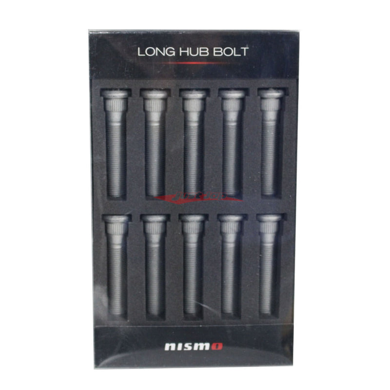 Nismo Rear Long Hub Wheel Stud Bolt Set (60mm) Fits Nissan C34 Stagea, R32/R33/R34 Skyline, Silvia S14/S15 & Z32 300ZX (Check Compatibility)