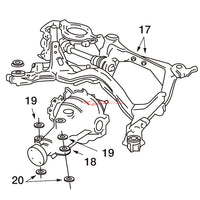 Nismo Reinforced Differential Mounting Bush Set Fits Nissan R200 (S14/S15/R33/R34/C34/Z32 & R32 4WD)