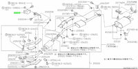 Genuine Nissan Exhaust Mounting Rubber Bracket Fits Nissan R32 Skyline GTR, R32/R33 Skyline GTS-4, R34 Skyline GT-4 & C34 Stagea 4WD