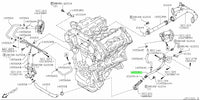 Genuine Nissan Engine Coolant Bypass Water Pipe L/H Fits Nissan R35 GTR (JDM Models)