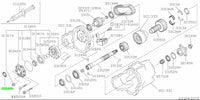 Genuine Nissan Transfer Case Oil Pump Cover Seal Fits Nissan A31/C34/C35/R32/R33/R34/J50/M35/V35/V36/Y33/Y34 (4WD)