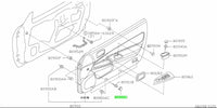 Genuine Nissan Inner Door Trim Mounting Screw Cover Fits Nissan R34 Skyline (Coupe)