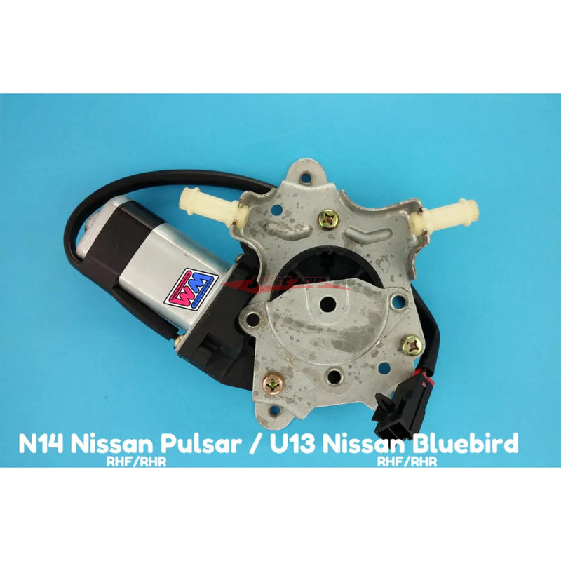 Nissan Electric Window Motor Fits Nissan R33 Skyline (Sedan)/N15 L/H/S, N14 Pulsar & U13 Bluebird R/H/S (SEE DESCIPTION FOR FITMENT NOTES)