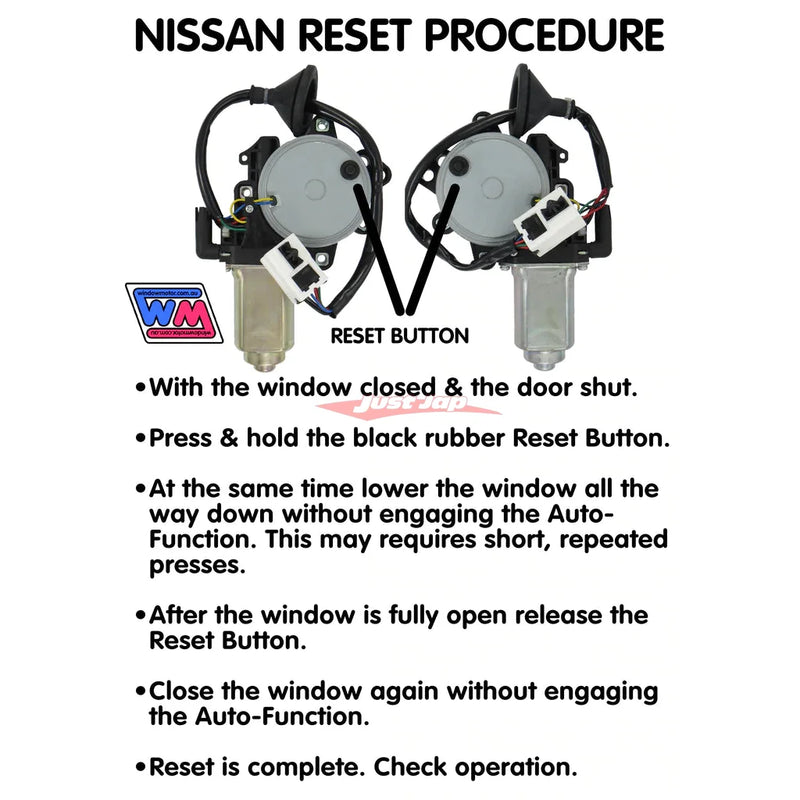 Nissan Electric Window Winder Motor Front (L/H) Fits Nissan V35 Skyline & M35 Stagea