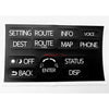 Nissan MFD Control Panel Button English Labels fits Nissan R35 GTR JDM