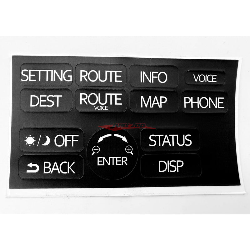 Nissan MFD Control Panel Button English Labels fits Nissan R35 GTR JDM