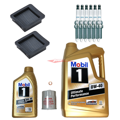 Nissan R35 Gtr Complete Service Kit (Mobil 1 Ngk & Blitz Filters)
