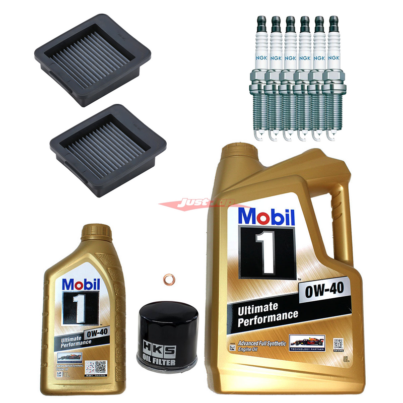 Nissan R35 GTR Complete Service Kit (Mobil 1 , NGK, HKS Racing & BLITZ Filters)