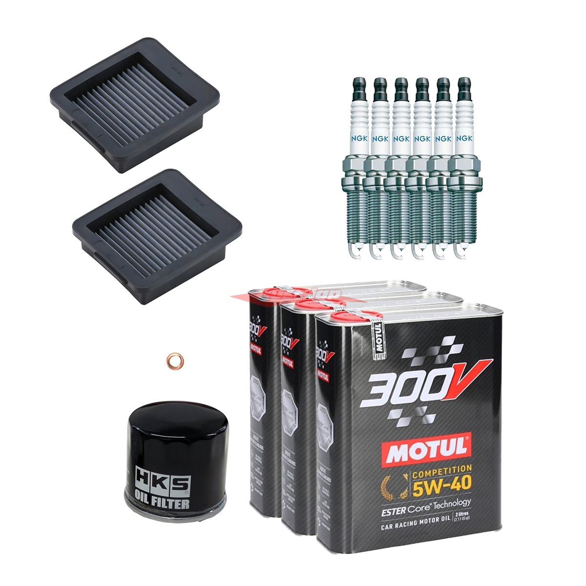 Blitz R35 Kit Nissan R35 GTR Complete Service Kit (Motul 300V, NGK, HKS Racing & BLI ...