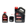 Nissan R35 GTR Engine Oil Service Kit - Motul 8100 Power 5W-40 & HKS Racing Oil Filter