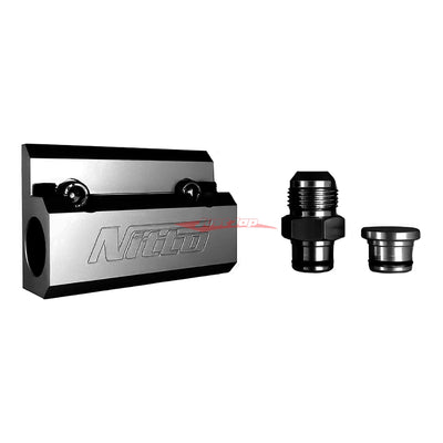 Nitto RB DOHC Cylinder Head Drain -10 AN Fitting (Black)