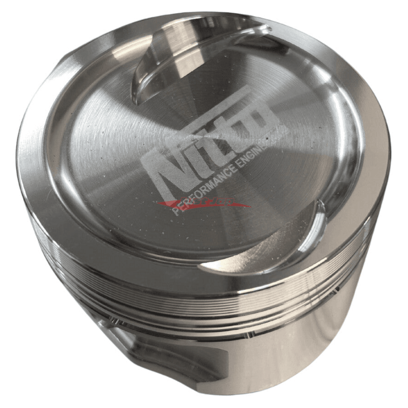 Nitto RB30 SOHC - 86.5mm (+.020") Low Comp 2 Valve Relief -12cc Dish * HD Forging Pistons