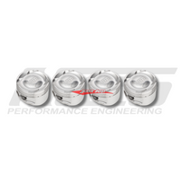 Nitto RB30 SOHC - 87.0mm (+.040") Hi Comp 2 Valve Relief -4cc Dish * HD Forging Pistons
