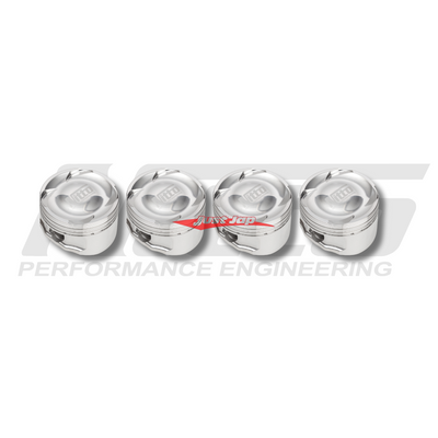 Nitto RB30 SOHC - 87.0mm (+.040") Hi Comp 2 Valve Relief -4cc Dish * HD Forging Pistons