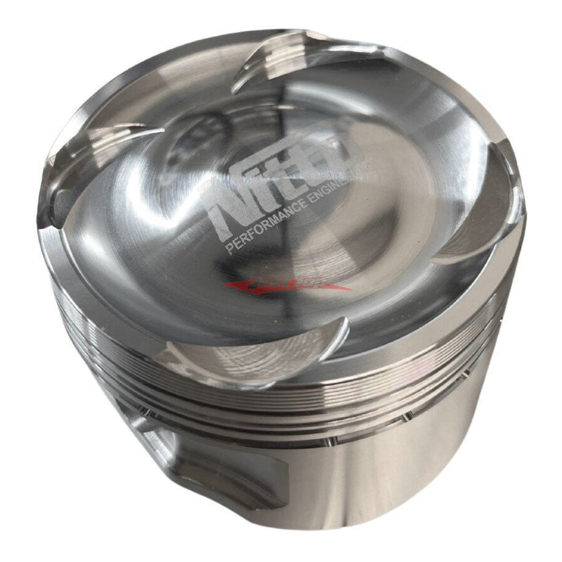 Nitto SR20 - 86.5mm (+.020") -10cc Dish * HD Forging Pistons