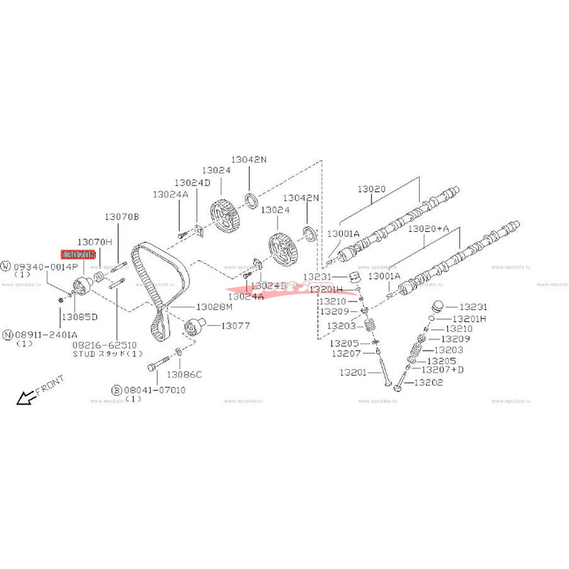 NSK Timing Belt Adjuster Tensioner Bearing Fits Nissan RB20/RB25/RB26 (DOHC)
