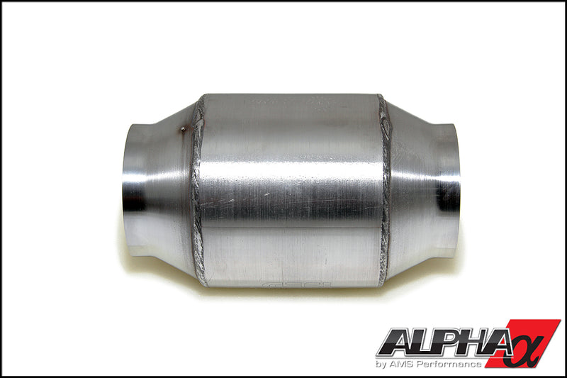 AMS Alpha Peformance 90mm Catted Midpipe (76mm Exit) Fits Nissan R35 GTR