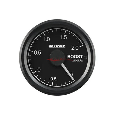 Pivot 52mm Boost Gauge With Sensor (White Lighting)