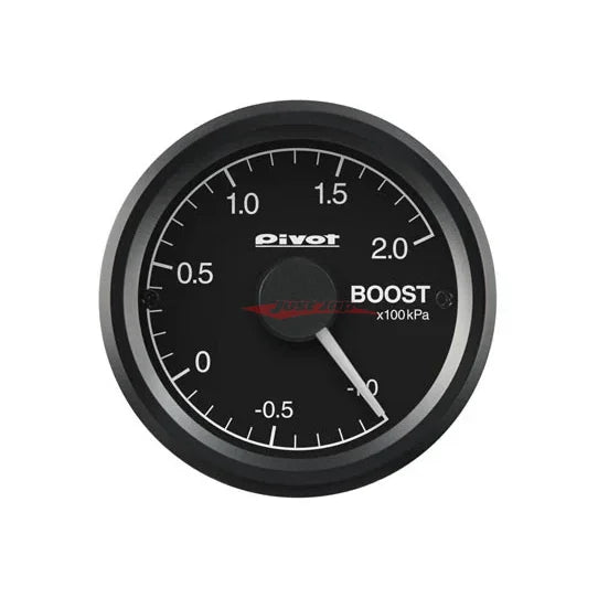 Pivot 52mm Boost Gauge With Sensor (White Lighting)