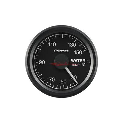 Pivot 52mm Water Temp Gauge With Sensor (White Lighting)