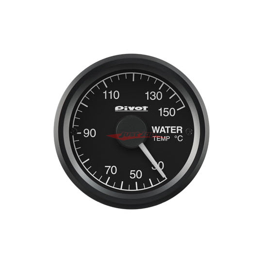 Pivot 52mm Water Temp Gauge With Sensor (White Lighting)