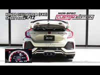 Blitz Nur-Spec Custom Edition VS Exhaust System Fits Honda Civic Type-R FK8