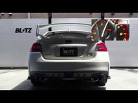 Blitz NUR-Spec C-Ti Quad Exhaust System Fits Subaru Impreza WRX & STI GVB