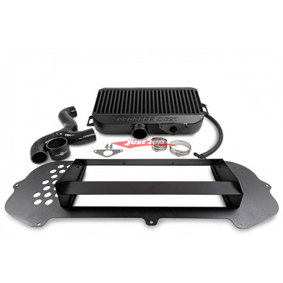 Process West Top Mount Intercooler Kit Fits Subaru GD WRX STI (03- 05) Black